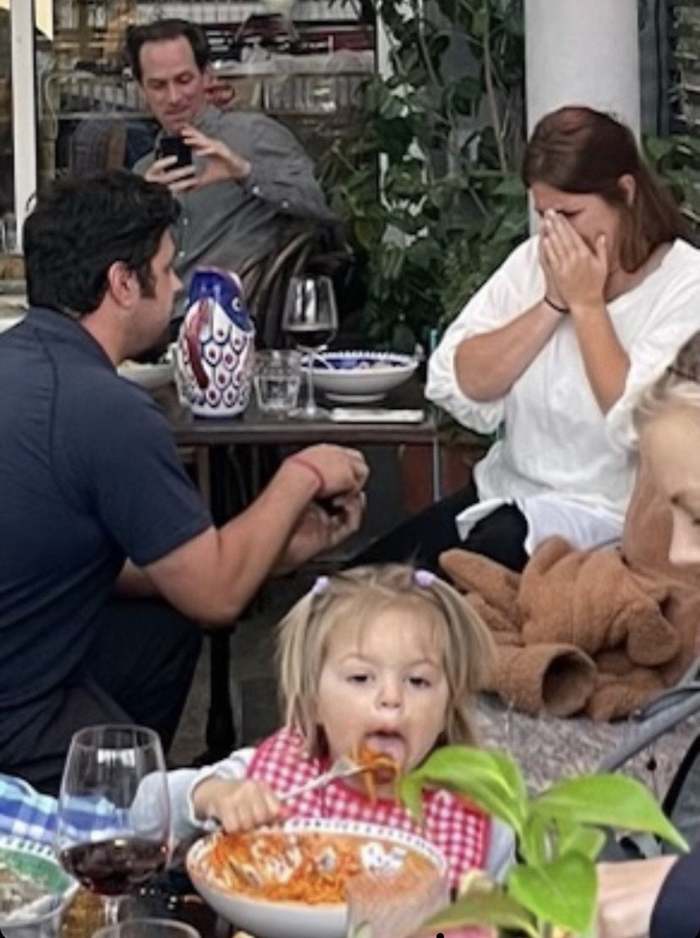 Ruinierter Hochzeitantrag lustiges Foto