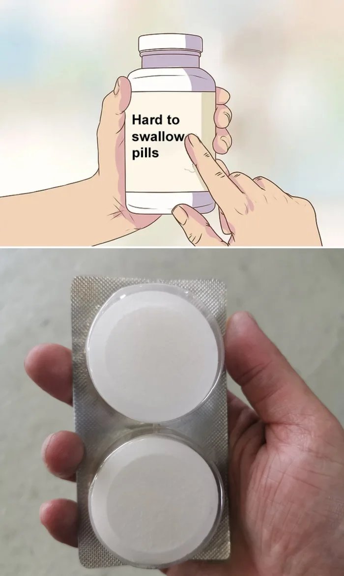 Arzt verschreibt schwer zu schluckende Tabletten Spassbilder Heitere Haushaltsmomente mit einem Augenzwinkern Arzt verschreibt schwer zu schluckende Tabletten - Spaßbilder