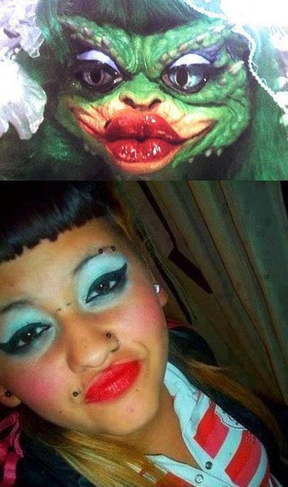 Warum Frauen versuchen, ihre wahre Identität hinter zu viel Makeup zu verbergen Frau, Komische Begebenheiten des Lebens, Lustiges zu Mann & Frau, Styling | Die Kirche des heiligen Al Bundy 23. Mai 2023 2