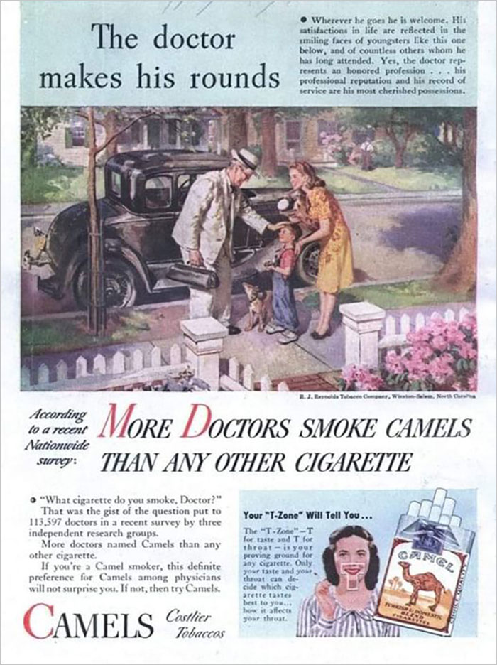 Vintage Zigarettenwerbung: Als Rauchen noch gesund war Fernsehen, Gesundheit | Die Kirche des heiligen Al Bundy 1. November 2023 3