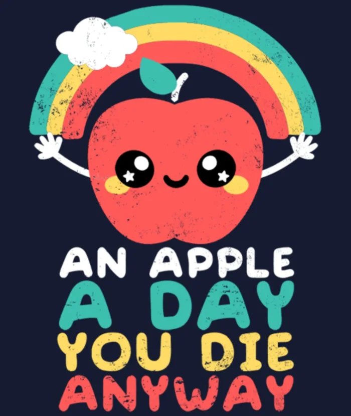 Täglicher Apfel = Null Arztbesuche? Wir zerschmettern den Mythos mit saftigen Fakten! Abnehmen, Gesundheit, Humorvolle Alltagsgeschichten, Ratschlag | Die Kirche des heiligen Al Bundy 8. April 2024 9