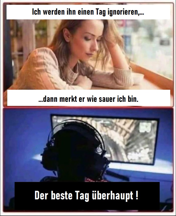Streit in der Beziehung. Sich einen Tag nicht melden. Der Unterschied Mann und Frau.