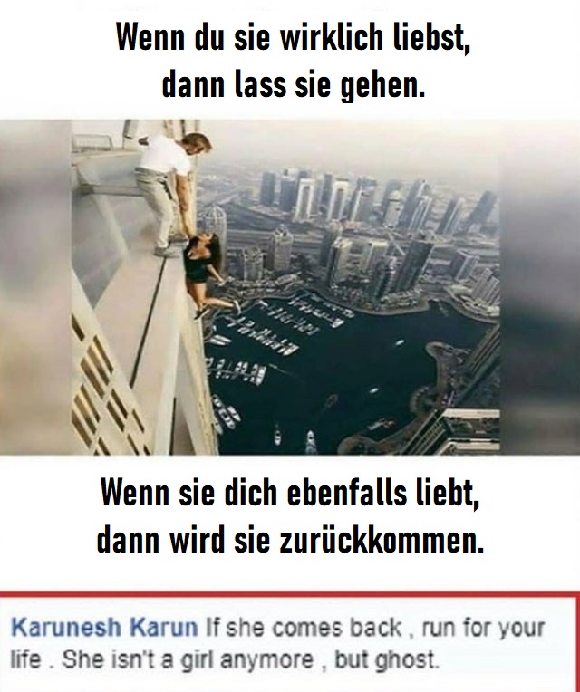 Wenn du sie wirklich liebst dann lass sie gehen lustiger Spruch Lach dich schlapp: Lustige Bilder für den Spaßfaktor Etwas lustiges zum Lachen - Ein Feuerwerk der Fröhlichkeit Alltag, Lustige Bilder | Die Kirche des heiligen Al Bundy 9. Mai 2023 1