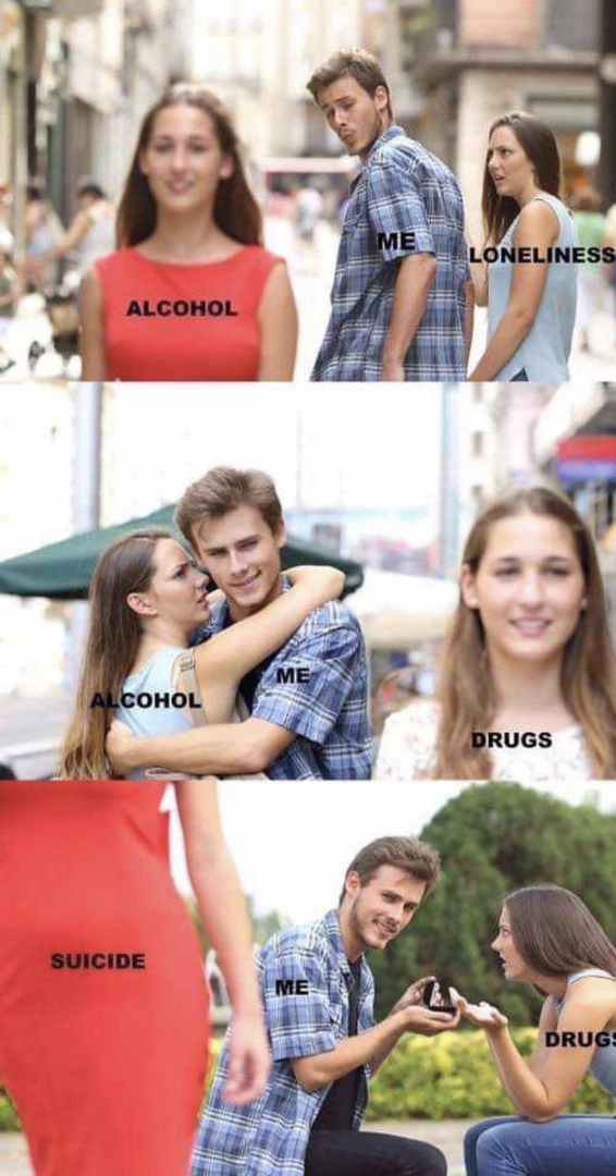 Distracted%20Boyfriend Meme%20(8) Lach dich schlapp: Lustige Bilder für den Spaßfaktor Distracted Boyfriend-Meme: Der abgelenkte Freund bin wohl ich 😊 Beziehung, Erklärung, Lustige Bilder, Lustiges zu Mann & Frau | Die Kirche des heiligen Al Bundy 4. September 2024 9