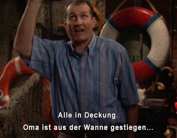 Al Bundy macht Witz %C3%BCber seine Schwiegermutter Eine schrecklich nette Familie Al Bundy | Die Kirche des heiligen Al Bundy 14. Januar 2024 9