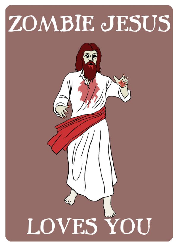 Zombie Jesus liebt dich Ehechaos und Beziehungsspaß - Amüsante Liebeserlebnisse Liebe und Zombies: So meistert ihr die Apokalypse als Ehepaar Beziehung, Ehe, Komische Begebenheiten des Lebens, Liebesleben, Ratschlag | Die Kirche des heiligen Al Bundy 22. April 2023 4