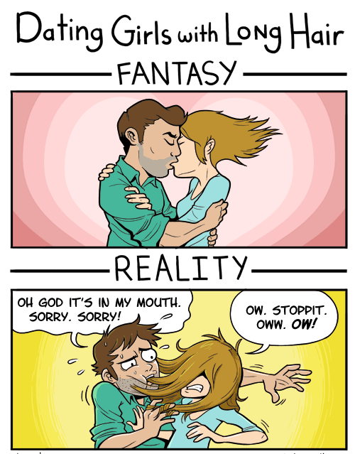 Dating Frau mit langem Haar Fantasie und Vorstellung Comic Party-Time: Feste, Feiern und fröhlicher Wahnsinn Flirten für Versager: Anmachsprüche, die garantiert nach hinten losgehen Beziehung, Komische Begebenheiten des Lebens, Liebesleben, Lustiges zu Mann & Frau | Die Kirche des heiligen Al Bundy 20. April 2023 6
