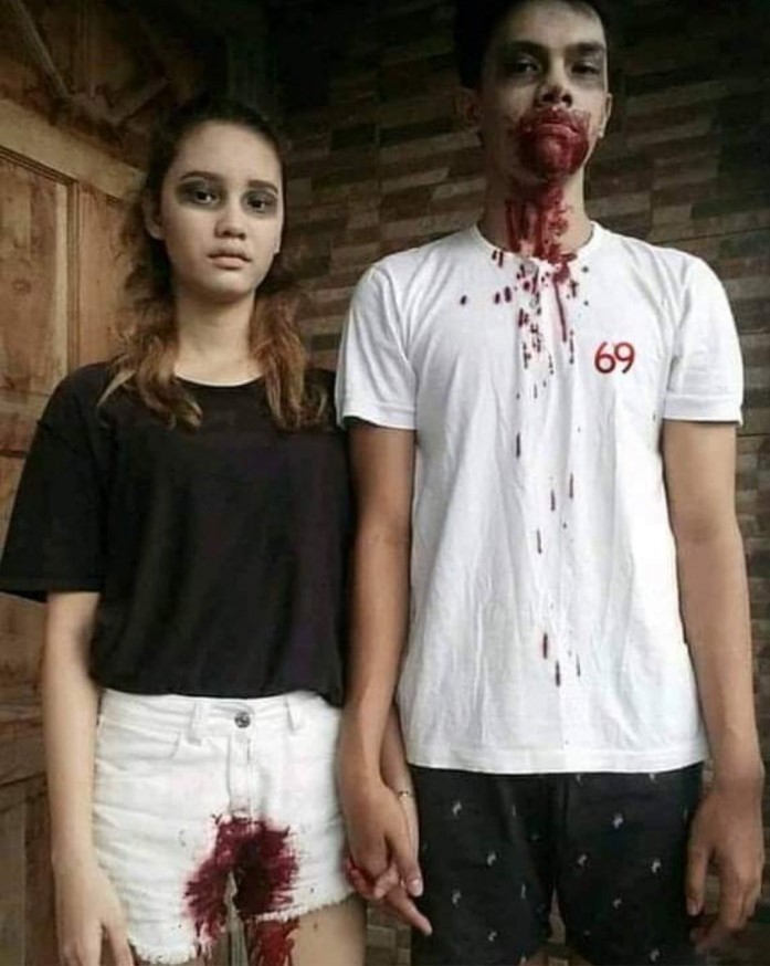 Partner Zombie Kostuem zum lachen Ehechaos und Beziehungsspaß - Amüsante Liebeserlebnisse Liebe und Zombies: So meistert ihr die Apokalypse als Ehepaar Beziehung, Ehe, Komische Begebenheiten des Lebens, Liebesleben, Ratschlag | Die Kirche des heiligen Al Bundy 22. April 2023 2