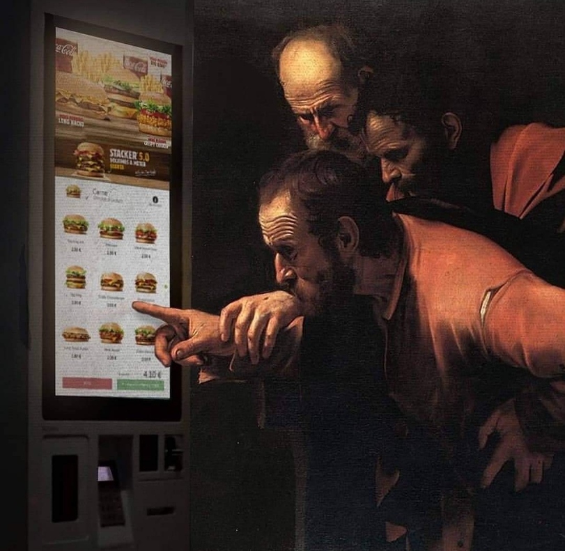 Lustiges Bild bei McDonalds am Terminal bestellen Männliche Marotten: Lustiges aus der Männerdomäne Lustiges Bild bei McDonalds am Terminal bestellen
