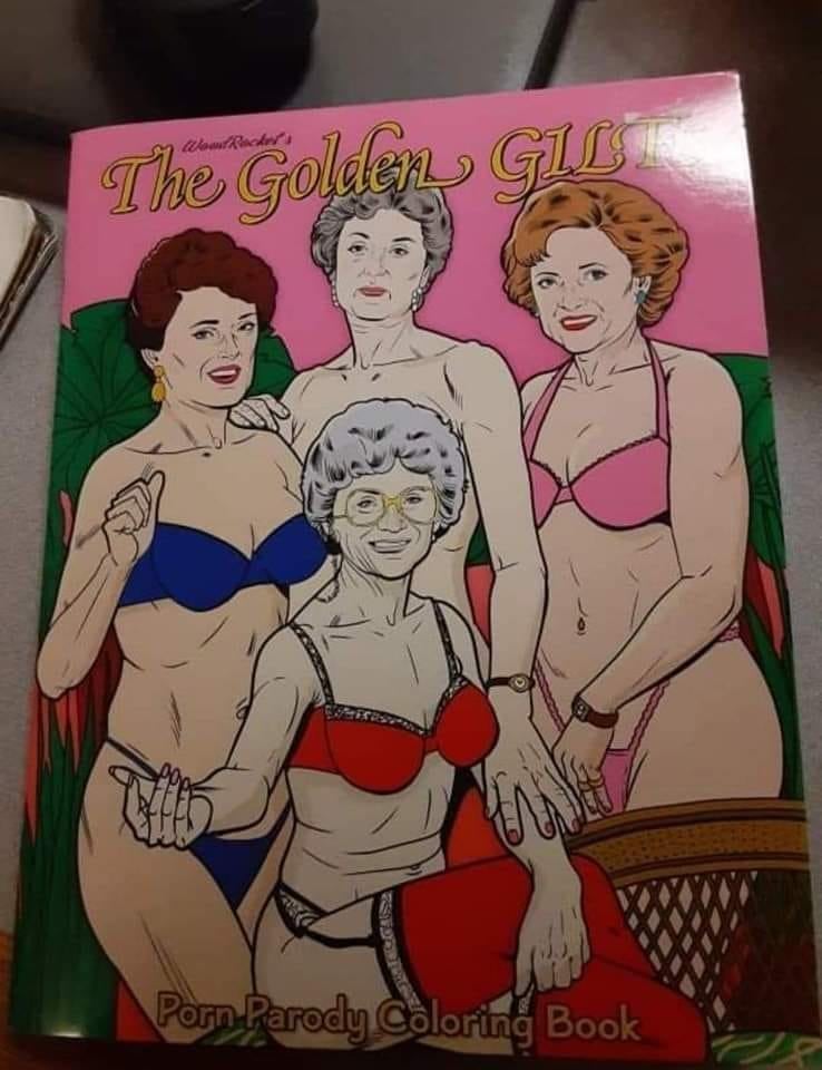 Golden Girls Satrisches Malbuch witzig Wissenswertes mit Witz und Humor Golden Girls Satirische Malbuch Parodie witzig
