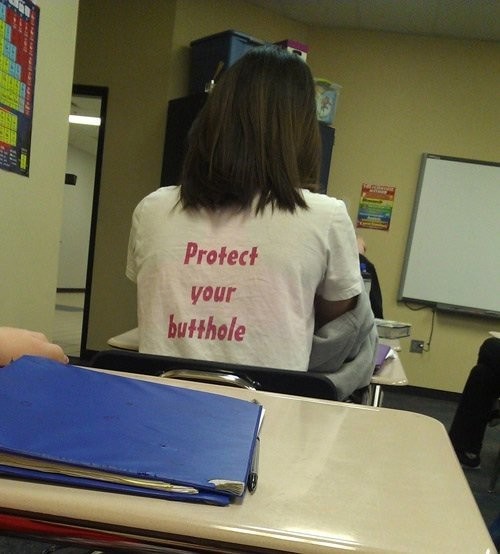 T-Shirt Spruch - Frau mit lustigem Hinweis