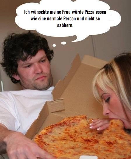 Ich wuenschte meine Frau wuerde Pizza wie eine normale Person essen lustig Wissenswertes mit Witz und Humor Essen ohne Sauerei - Wie man isst, ohne sich überall zu bekleckern Kochen, Komische Begebenheiten des Lebens, Lustige Menschen, Tipps | Die Kirche des heiligen Al Bundy 8. Mai 2023 9