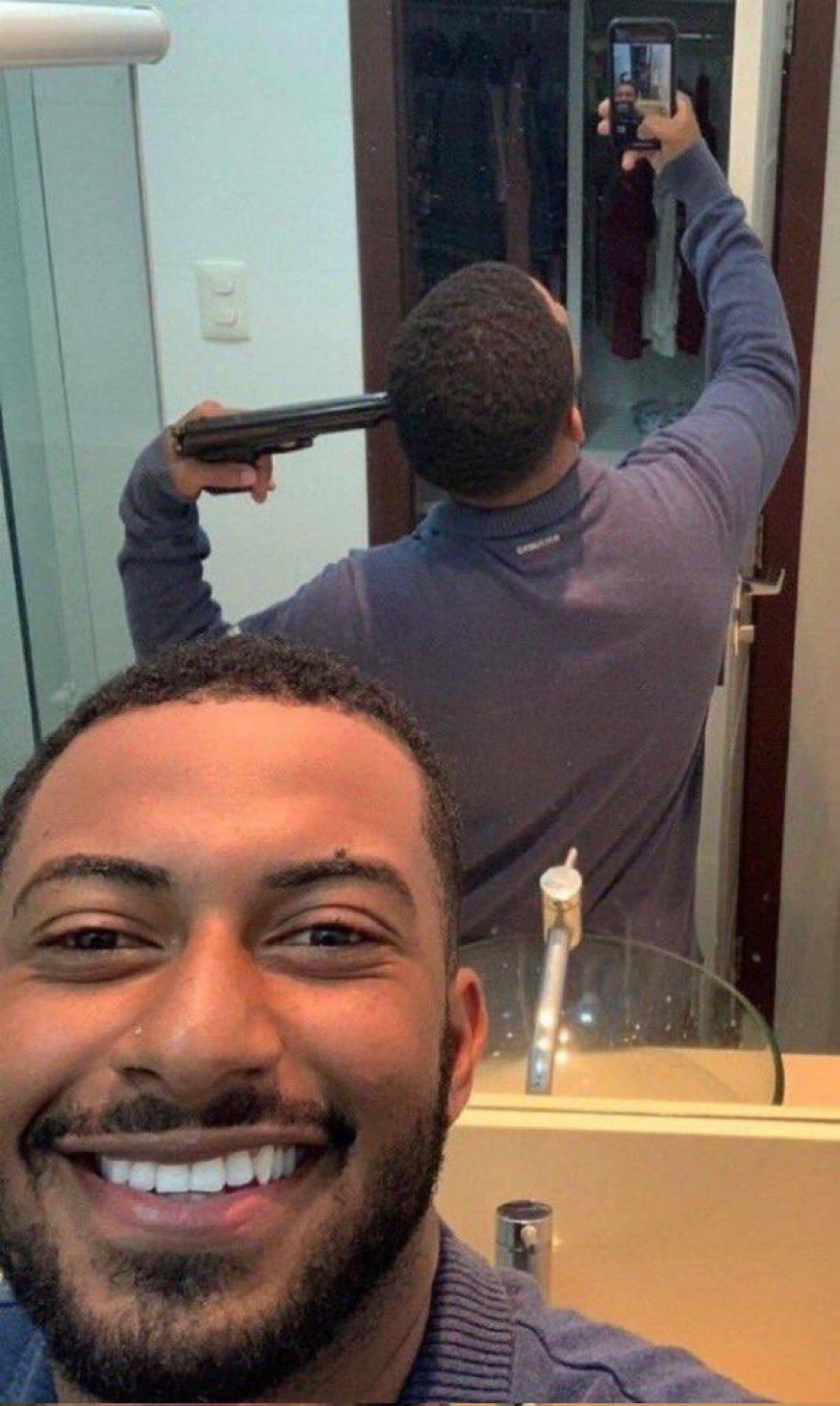 Lustiges Selfie - Bis zum nächsten mal