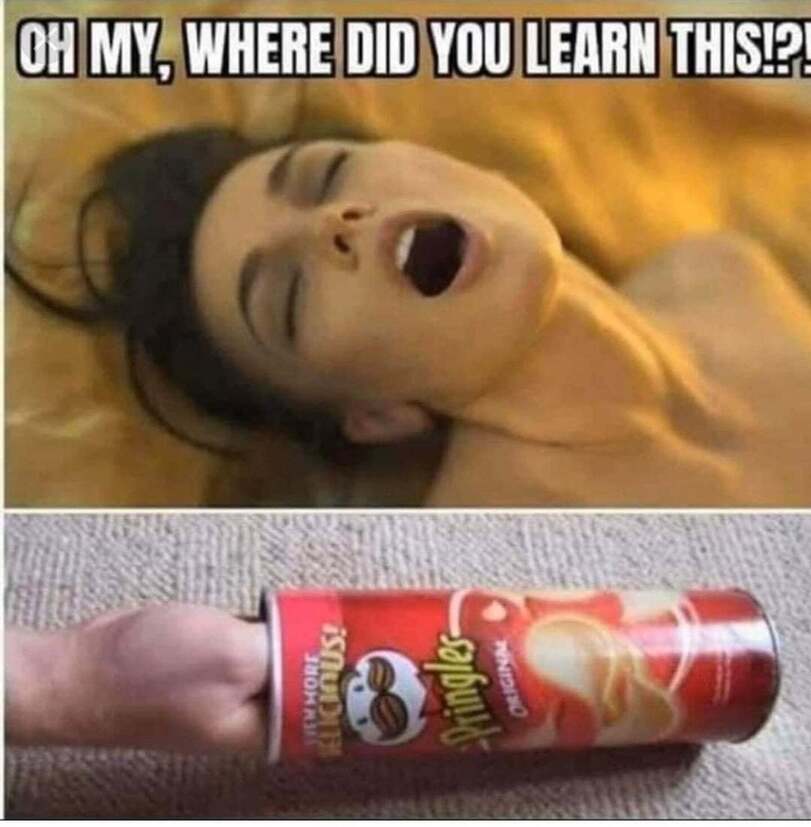 Lustige Vorspiel Tipps Fisting Lernen Pringles Dose%20(4) Ehechaos und Beziehungsspaß - Amüsante Liebeserlebnisse Fisting-Lernen mit einer Pringles-Dose! Once you pop, you can't stop Humorvolle Alltagsgeschichten, Liebesleben | Die Kirche des heiligen Al Bundy 29. Oktober 2024 1