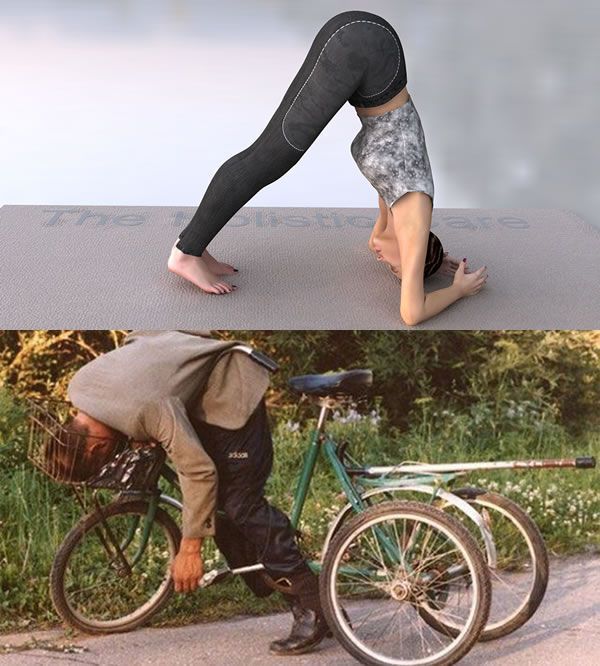 Yoga perfekt ausgefuehrt auf dem Fahrrad lustig Hopfen und Humor: Die Welt des Biers Hopfen und Malz, Gott erhalt's - Die spirituelle Reise ins Bier-Yoga-Land Alkohol, Bier, Komische Begebenheiten des Lebens, Lustige Bilder, Lustiges, Sport | Die Kirche des heiligen Al Bundy 2. Mai 2023 12