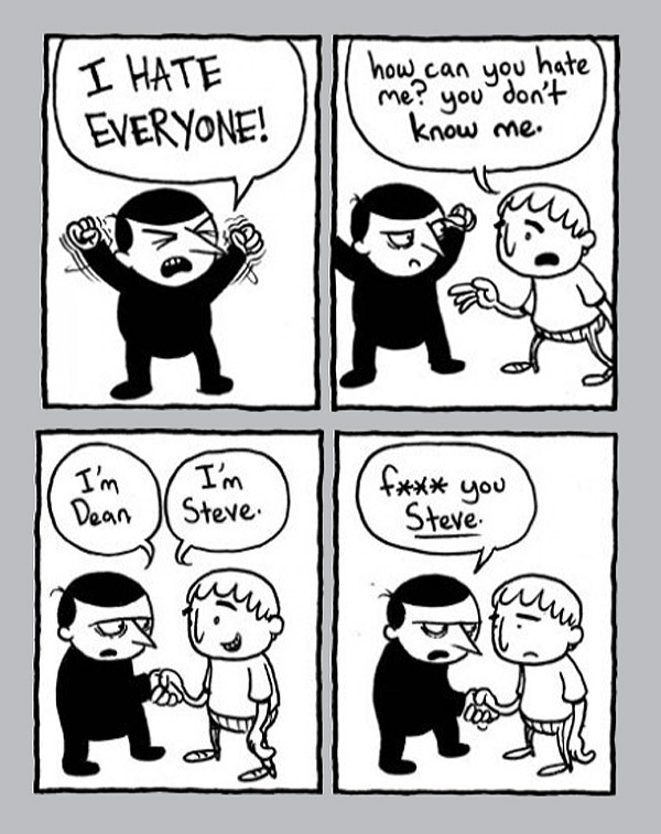 Misanthropische Bilder mit einem Augenzwinkern%20(7) Menschliche Marotten: Lustige Geschichten aus dem Leben Glücklicher Misanthrop: Warum ich es liebe, Menschen zu hassen Beschweren, Glück und Unglück, Humorvolle Alltagsgeschichten, Lustiges über das Leben | Die Kirche des heiligen Al Bundy 22. August 2024 10