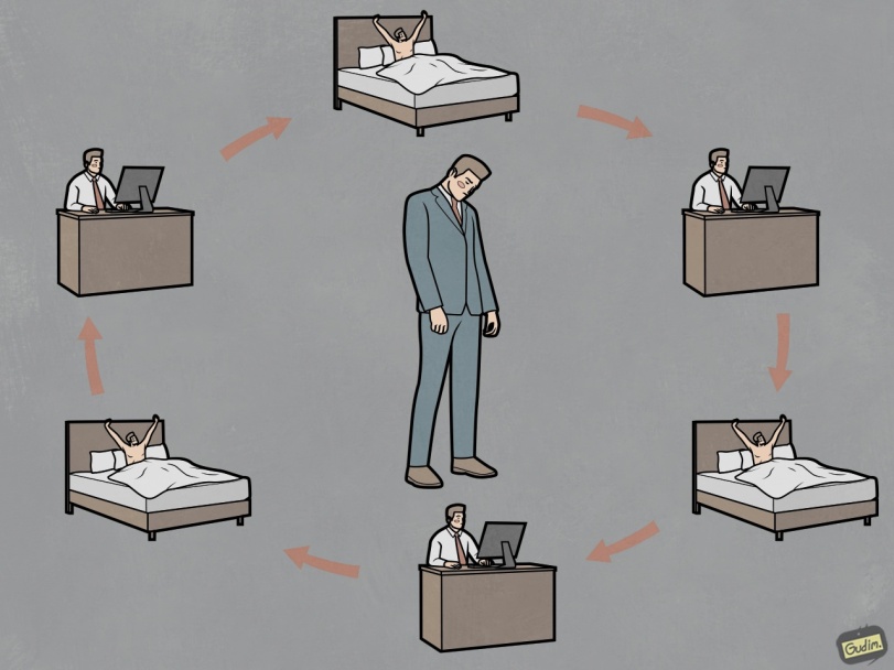 Wie ich die Work-Life-Balance durch Inaktivseins perfektionierte Arbeit, Büro, Humorvolle Alltagsgeschichten, Lustiges über das Leben, Motivation | Die Kirche des heiligen Al Bundy 19. März 2024 6