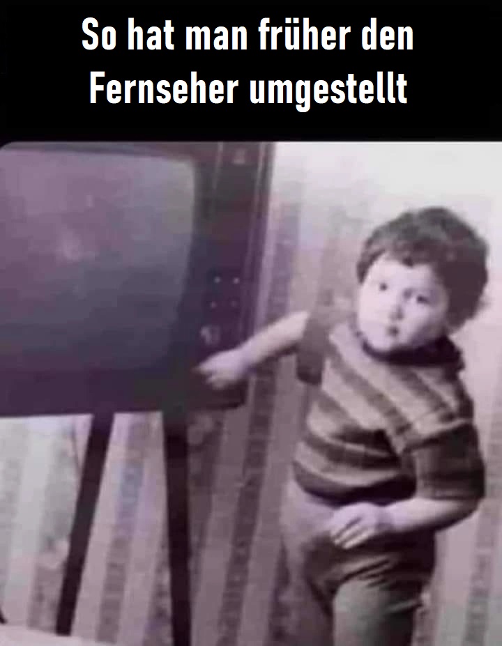 So hat man damals den Fernseher umgestellt als es noch keine Fernbedienung gab Freizeit mit Freude: Entspannung, pur Die Legende der verlorenen Fernbedienung: Eine epische Suche beginnt Fernsehen, Genervt, Humorvolle Alltagsgeschichten, Lustiges über das Leben | Die Kirche des heiligen Al Bundy 18. April 2023 8
