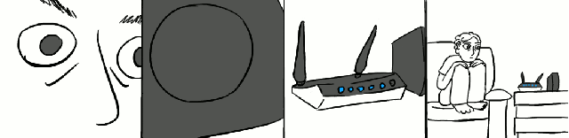 Comics kein Internet wenn der Router blinkt Freizeit mit Freude: Entspannung, pur Der Tag, an dem das Internet verschwand - Ein humorvoller Blick auf das Offline-Dasein Beschweren, Freizeit, Internet, Komische Begebenheiten des Lebens, Langeweile | Die Kirche des heiligen Al Bundy 18. April 2023 2